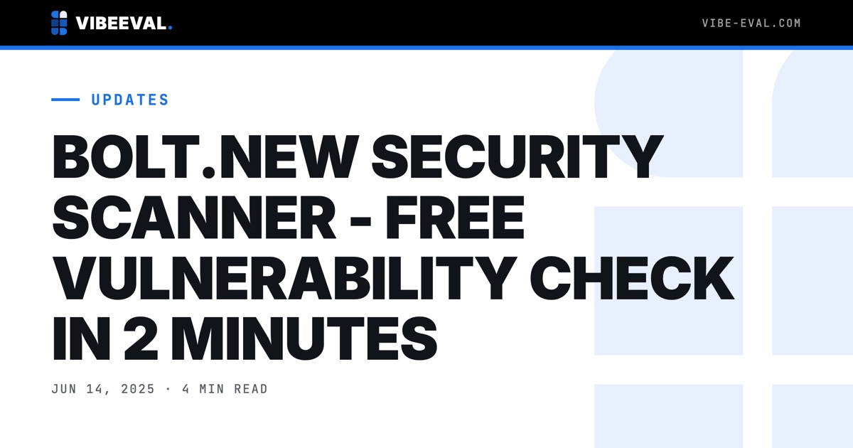 WHY YOUR BOLT.NEW PROJECT NEEDS SECURITY TESTING