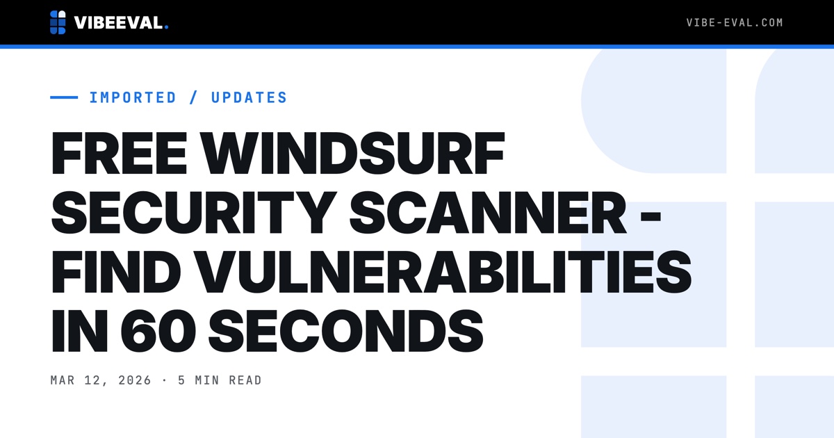 WHY EVERY WINDSURF PROJECT NEEDS SECURITY TESTING