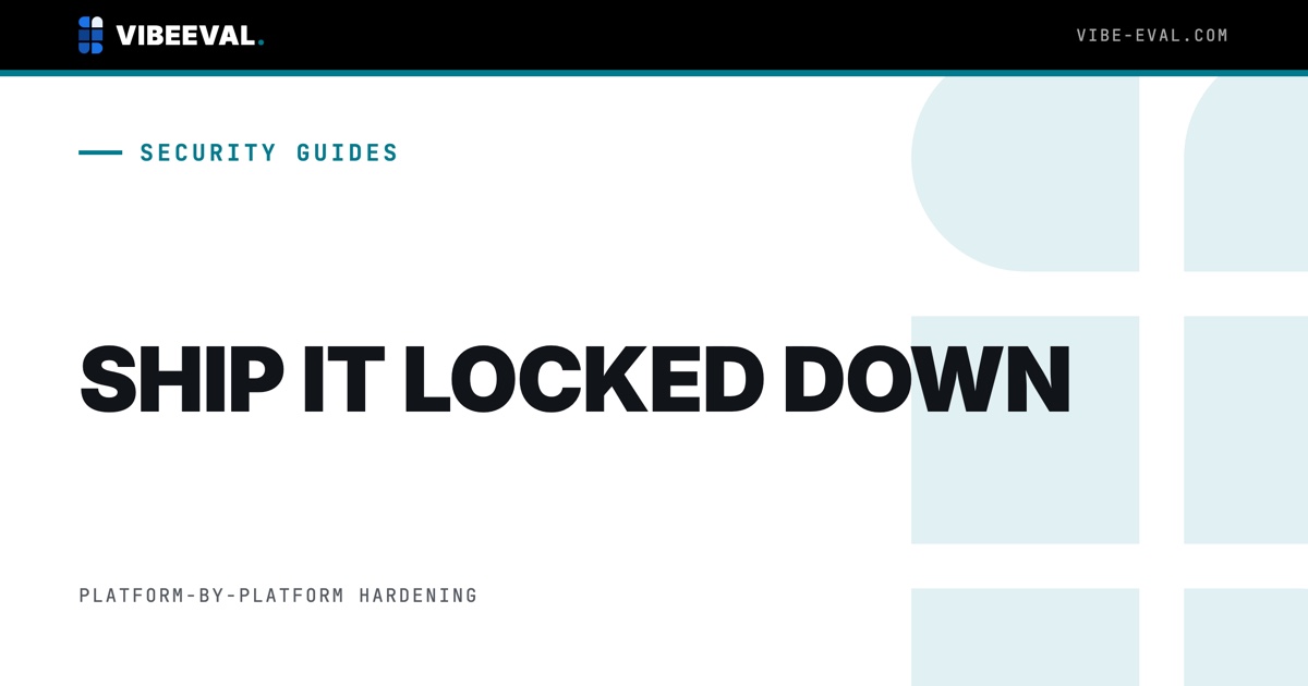 How to Secure Render - Security Guide | VibeEval